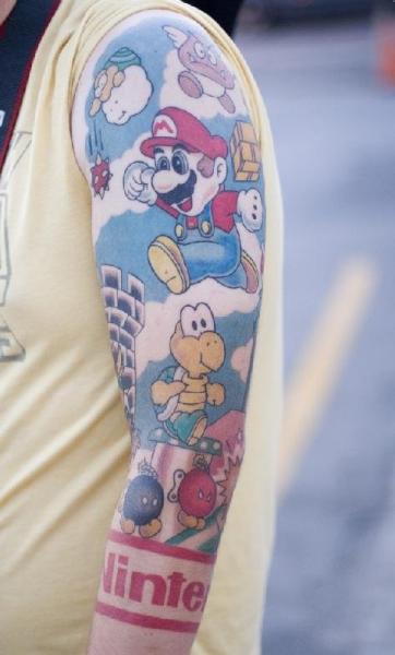 Super Mario Tattoo