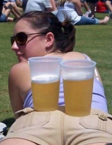 Ass Under Beer