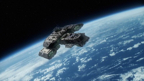 Stargate Starship in orbit