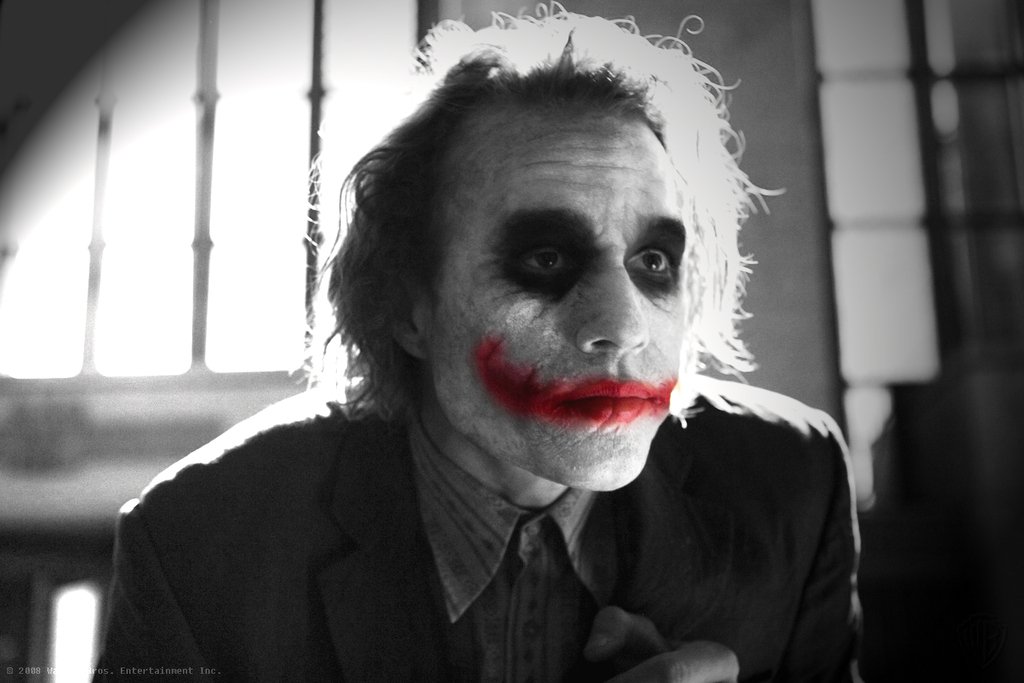 The Joker – Black and White « MyConfinedSpace