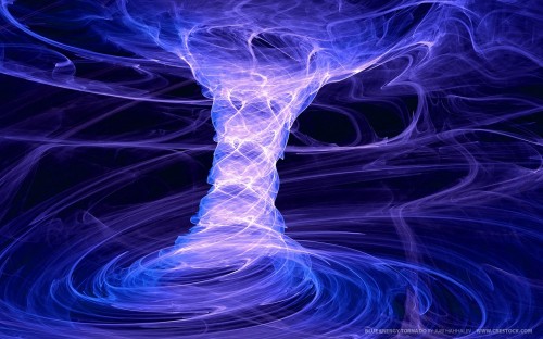 Blue Energy Tornado by Jubi Hahhalev