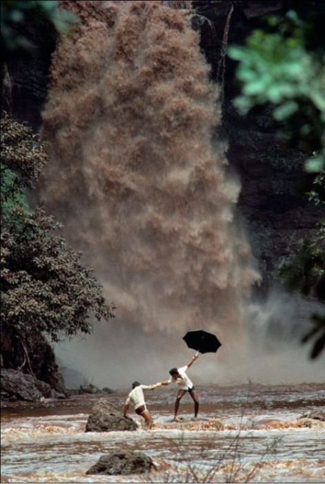 waterfall umbrella