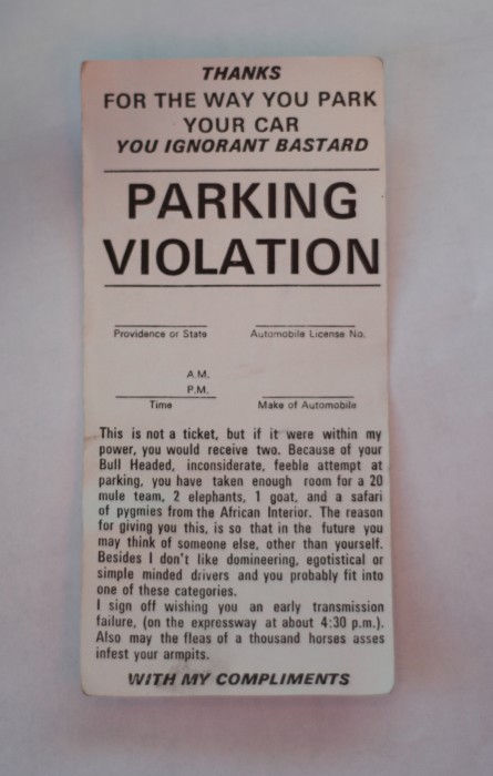 parking violation