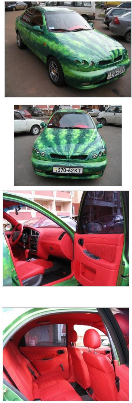 watermellon car