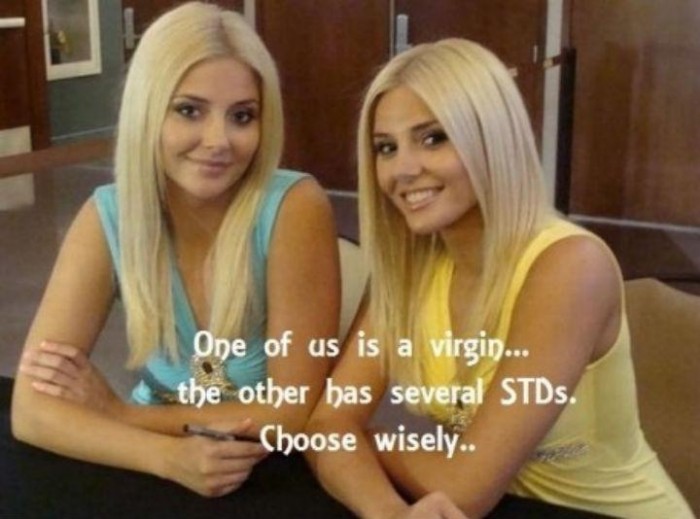 one of us is a virgin