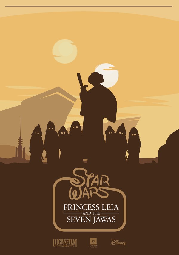 star wars - princess leia and the seven jawas.jpg