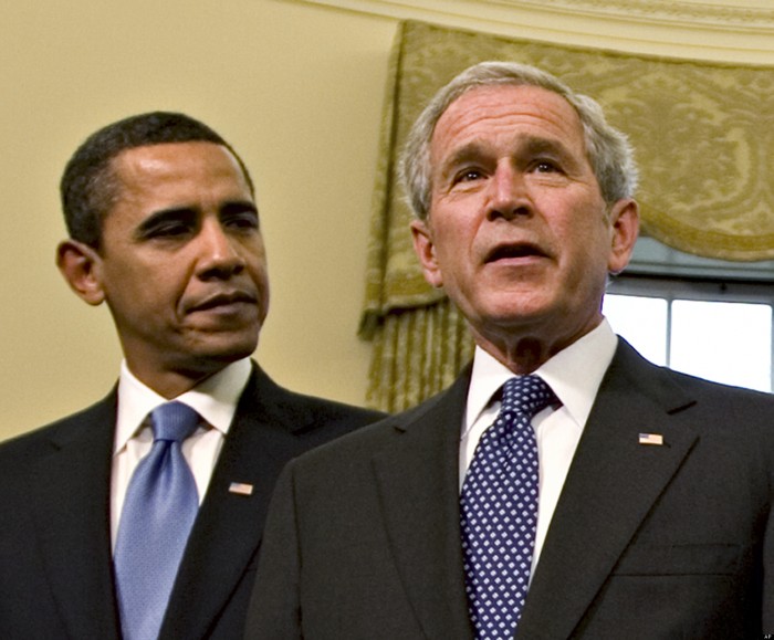 George W. Bush, Barack Obama