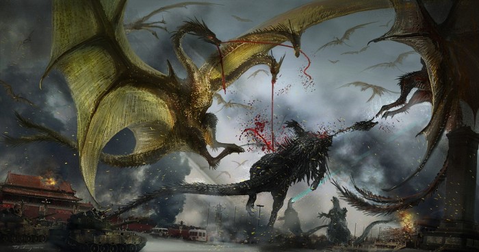 Godzilla-Ghidorah-2014