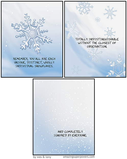 You are a unique special snowflake.png