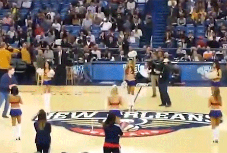 Cheerleader attack in action.gif