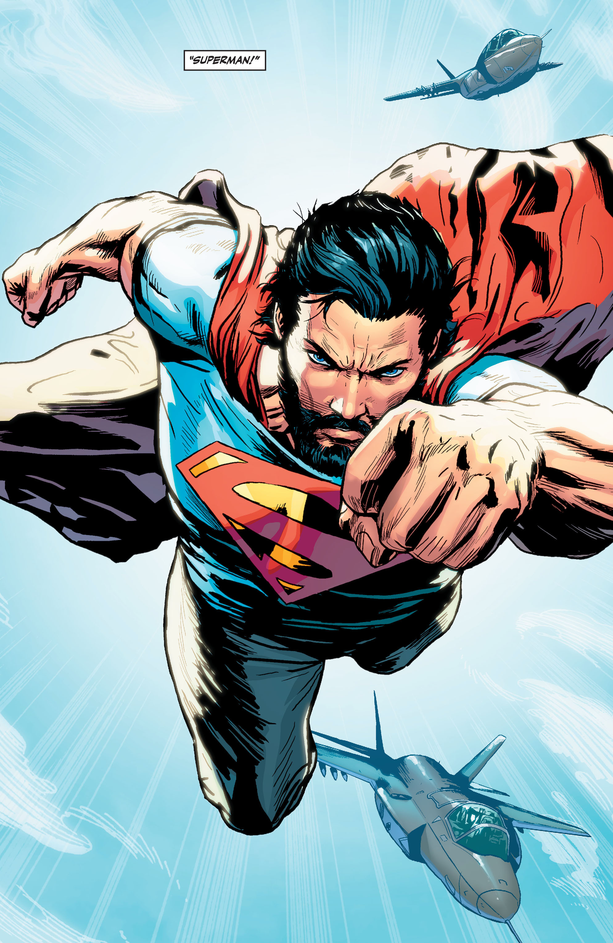 superman with a beard