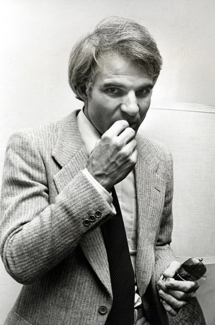 Steve Martin during Steve Martin Receives the Second Annual Jack Benny Award - February 21, 1978 at UCLA in Los Angeles, California, United States. (Photo by Ron Galella/WireImage)