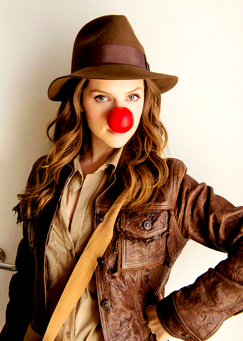 red nose indiana jones woman | MyConfinedSpace