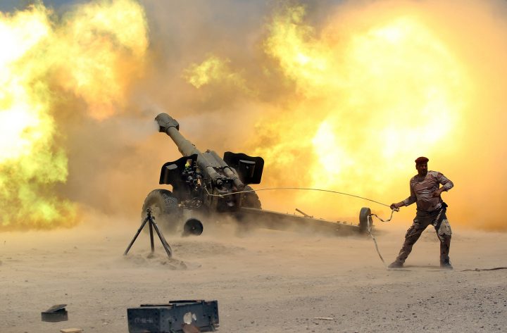 Iraq’s security forces fires artillery while not wearing hearing protection.jpg