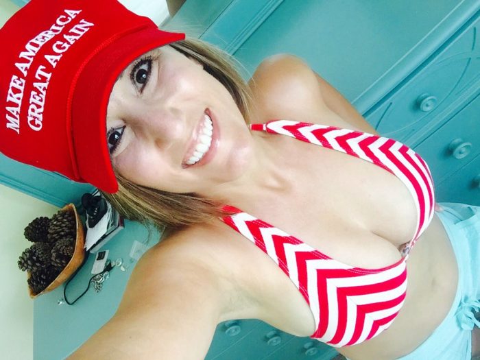 trump girl in bikini with big chest.jpg