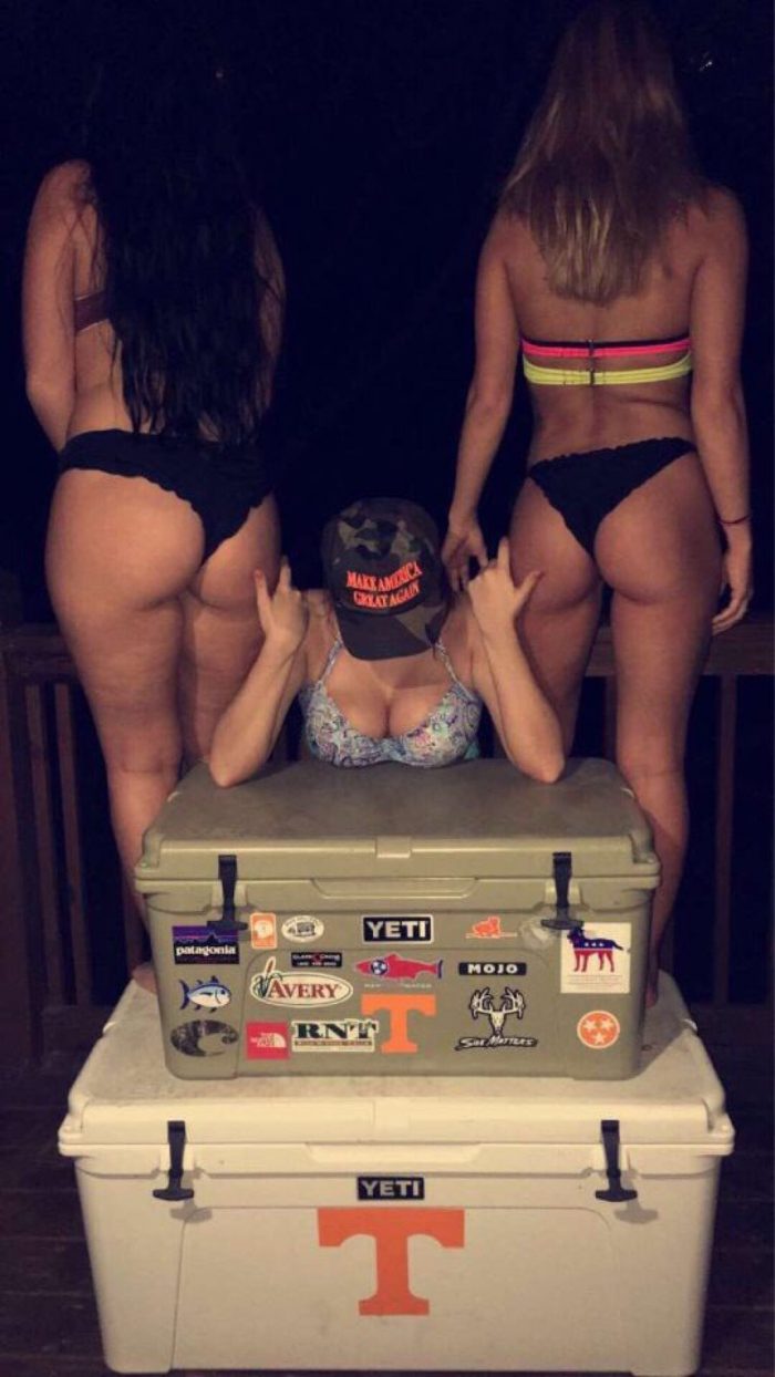 trump girls on yeti coolers.jpg