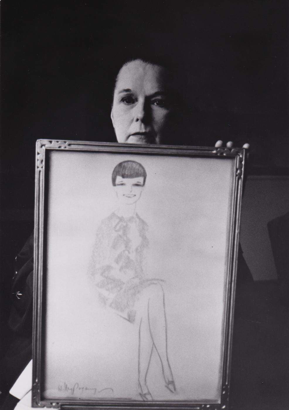 Louise Brooks in 1965 - Photograph by Roddy McDowall