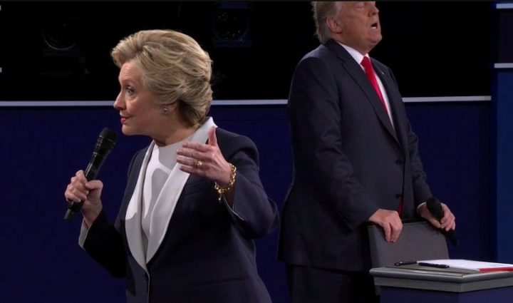 Trump making love to a chair during debate.jpg