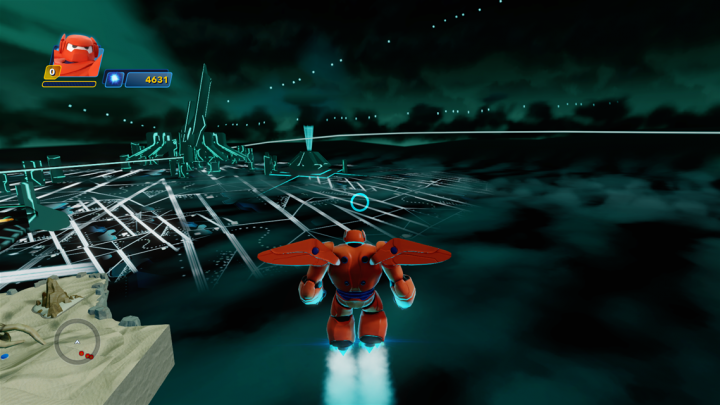Baymax Flying Into Tron City Myconfinedspace