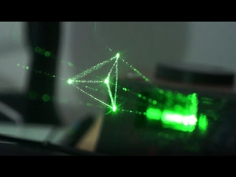 Holovect Draws Objects In The Air With Light