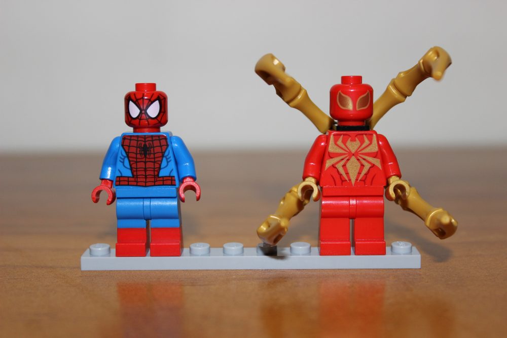 lego spider-man and iron spider - MyConfinedSpace