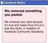 Facebook removed your post because it's true and makes Republicans look like idiots.jpg