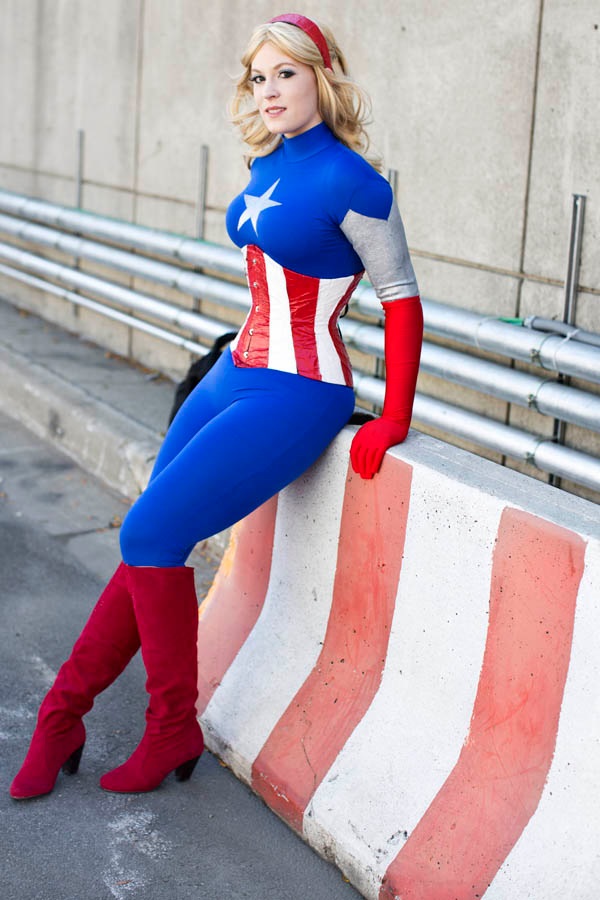 Female Captain America Cosplay Myconfinedspace Myconfinedspace