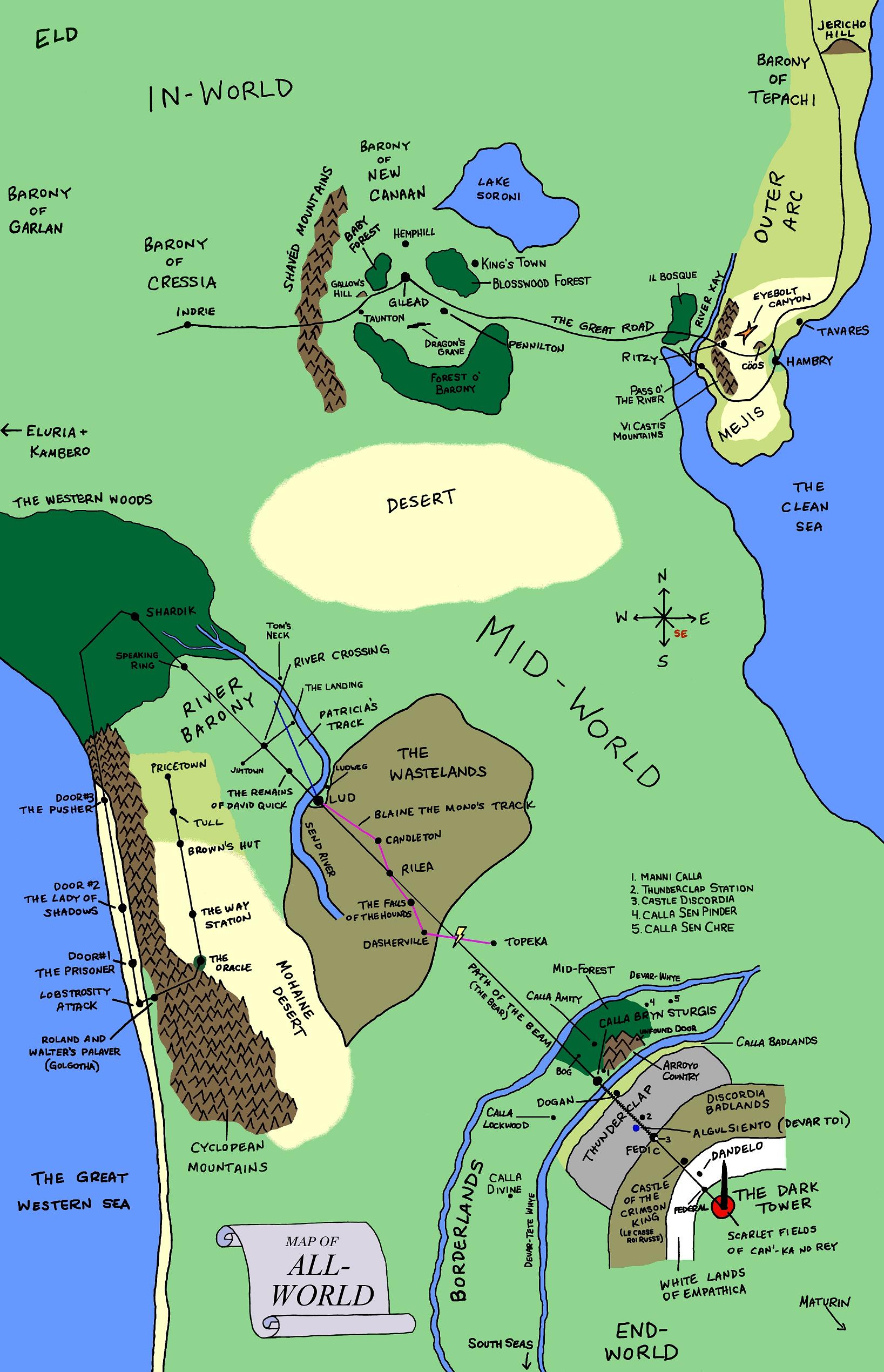 dark tower map of mad world